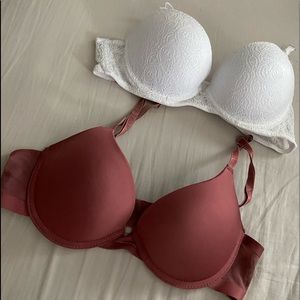2 piece push up bra set